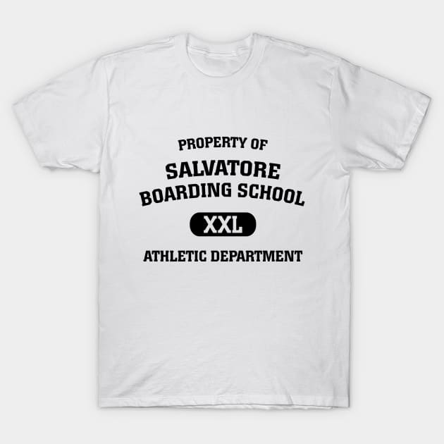 Property Of Salvatore Boarding School T-Shirt by BadCatDesigns